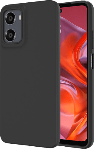 Just in Case Soft Design Motorola Moto E15 Backcover Schwarz
