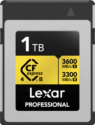Lexar Professional GOLD 4.0 1TB CFexpress Type B