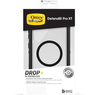 OtterBox Defender Samsung Galaxy S25 Ultra Back Cover with Magnet Transparent Black Belt