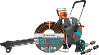 Gardena Comfort FLEX 50 m CleverRoll L Large Regnerset