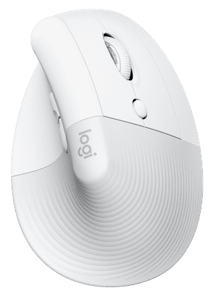 Logitech Lift Vertikale ergonomische Maus Weiß