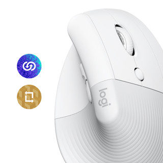 Logitech Lift Vertikale ergonomische Maus Rosa