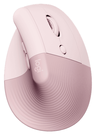 Logitech Lift Vertikale ergonomische Maus Rosa