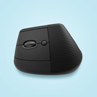 Logitech Lift Vertikale ergonomische Maus für Linkshänder Schwarz