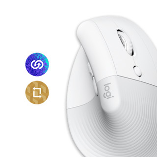 Logitech Lift for Mac Vertical Ergonomic Mouse White