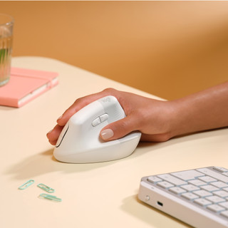 Logitech Lift for Mac Vertical Ergonomic Mouse White