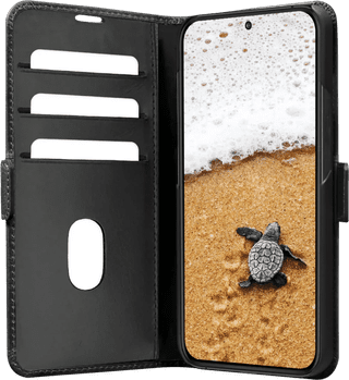 DBramante1928 Copenhagen Slim Samsung Galaxy S25 Plus Book Case Leder Schwarz