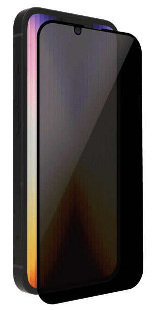 BlueBuilt Back Cover iPhone 17e/16e Transparent + Privacy Filter Screen Protector Glass