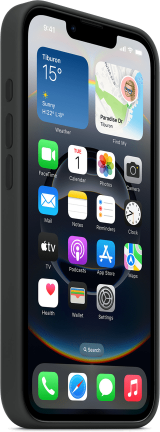 Apple iPhone 16e Back Cover Black