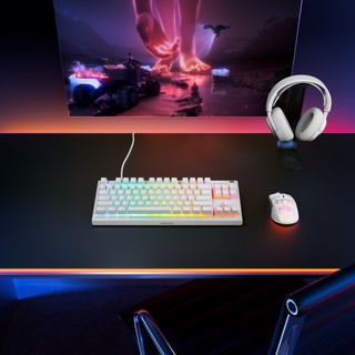 SteelSeries Apex 3 TKL Gaming-Tastatur QWERTZ Weiß
