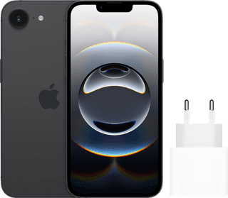 Apple iPhone 16e 256GB Schwarz + Apple Schnellladegerät