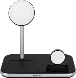 BlueBuilt 3-in-1 Kabelloses Ladegerät mit Qi2 15 W Schwarz