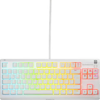 SteelSeries Apex Pro TKL Gaming Keyboard QWERTZ White