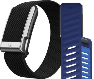 WHOOP MG Life Black Subscription 1 Year + WHOOP MG SportFlex Band Blue