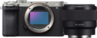 Sony A7C II Silver + FE 50mm f/1.8