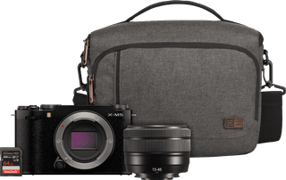 Fujifilm X-M5 Schwarz Travel Kit