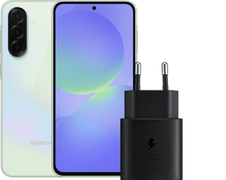 Samsung Galaxy A36 128GB Green 5G + Samsung Charger 25W Black