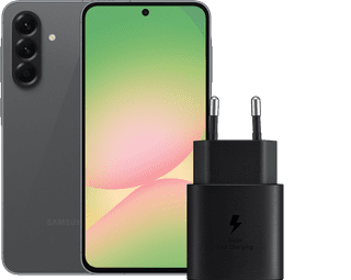 Samsung Galaxy A56 128GB Black 5G + Samsung Charger 25W Black