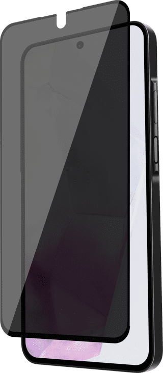 BlueBuilt Samsung Galaxy A36 Backcover Transparent + Privacy Displayschutz Doppelpack