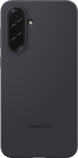 Samsung Galaxy A36 Backcover aus Silikon Schwarz