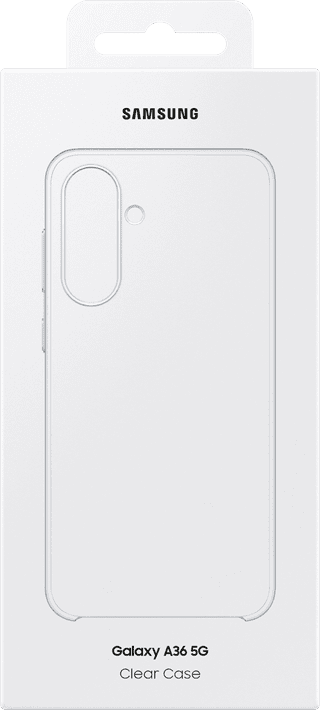 Samsung Galaxy A36 Soft Case Back Cover Transparent