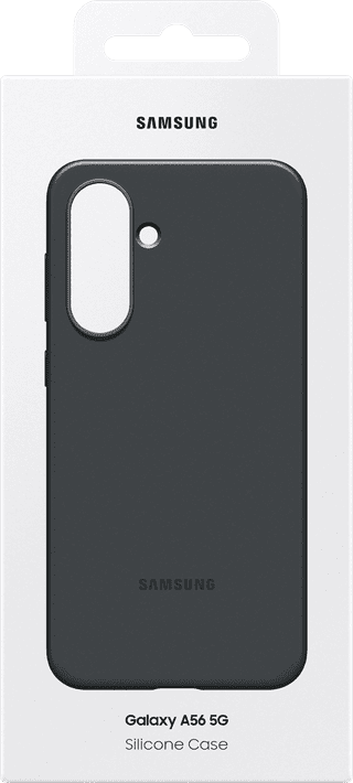 Samsung Galaxy A56 Backcover aus Silikon Schwarz