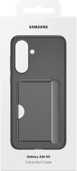 Samsung Galaxy A56 Card Slot Back Cover Black