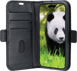 Dbramante1928 Copenhagen Slim iPhone 16e Book Case Leather Black