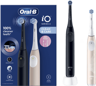 Oral-B iO 2 Schwarz und Rosa Doppelpack