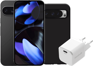 Google Pixel 9 128GB Schwarz 5G + Zubehörset