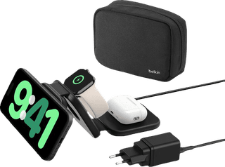 Belkin 3-in-1 magnetisches kabelloses Ladegerät mit Qi2 15 W