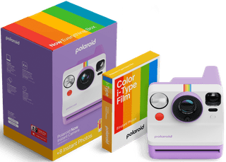 Polaroid Now 3 Purple + Color Film (8 units)