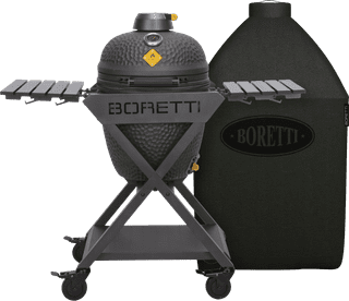 Boretti Ceramica Medium + Boretti Grillabdeckung Ceramica Medium