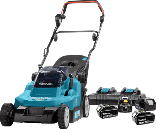 Makita DLM382PT2 5.0Ah Battery (4x) Starter Pack