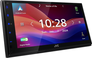 JVC KW-M595DBT Black