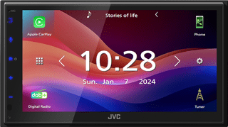 JVC KW-M595DBT Black