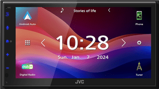 JVC KW-M595DBT Schwarz
