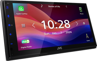 JVC KW-M595DBT Black