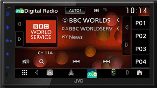 JVC KW-M695DBW Black