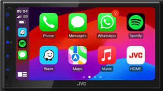 JVC KW-M695DBW Black