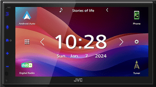 JVC KW-M695DBW Schwarz