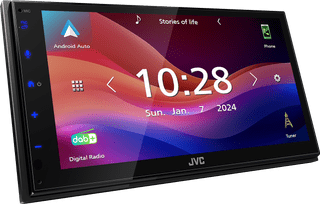 JVC KW-M695DBW Black