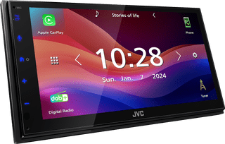 JVC KW-M695DBW Black