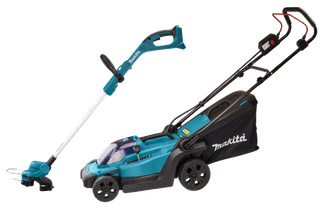 Makita DLM330SM with 4.0Ah Battery + Makita DUR193Z (without battery)