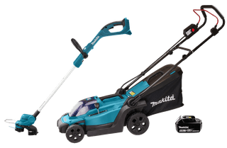 Makita DLM330SM with 4.0Ah Battery + Makita DUR193Z + 5.0Ah 18V Battery