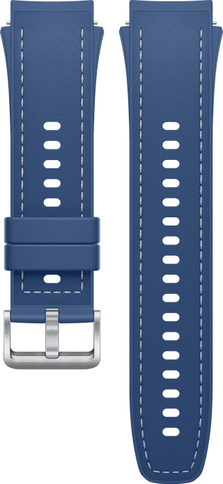 OnePlus Watch Kunstlederarmband Blau