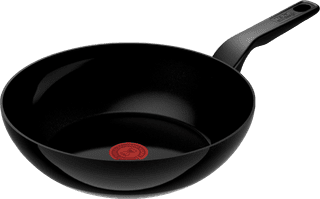 Tefal Renew Black Ceramic Wok 28cm