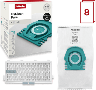 Miele Staubsaugerbeutel HyClean Pure TU XL-Pack (8 Stück)