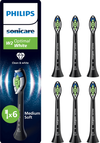 Philips Sonicare Optimal White HX6066/88 Schwarz (6 Stück)