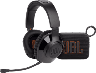 JBL Quantum 350 Wireless + JBL Go 4 Black